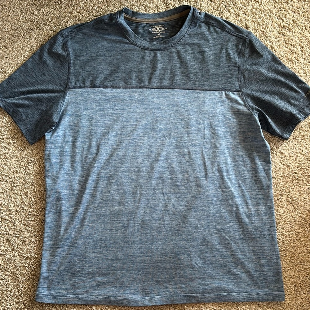 G.H. Bass & Co. 2-tone blue shirt size medium